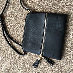 Faux leather purse